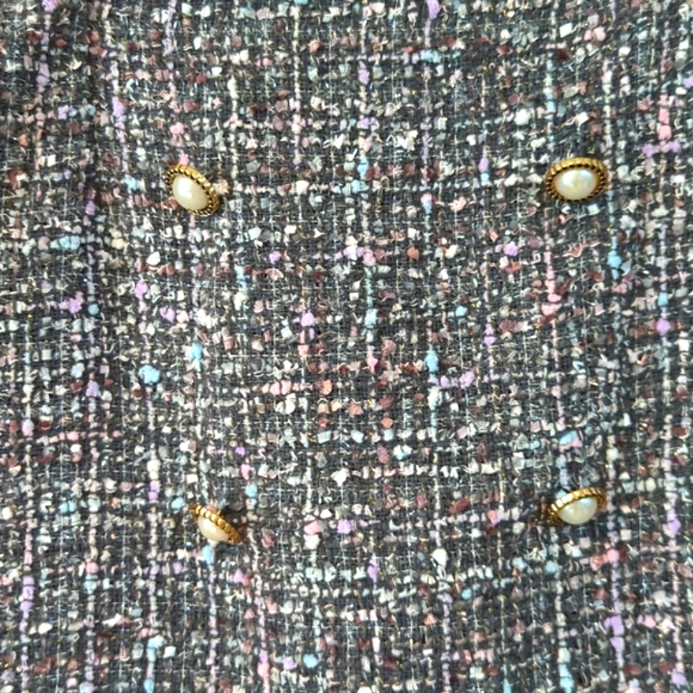 Storets Tweed Ruffle Bottom Skirt - Picture 4 of 14